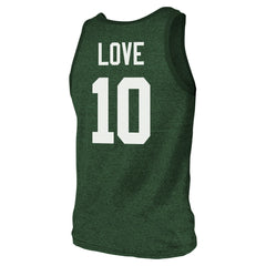 Jordan Love Green Bay Packers Majestic Threads Tri-Blend Player Name & Number Tank Top - Green online