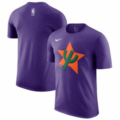 Phoenix Suns 2024/25 City Edition Essential Logo T-Shirt - Purple on sale