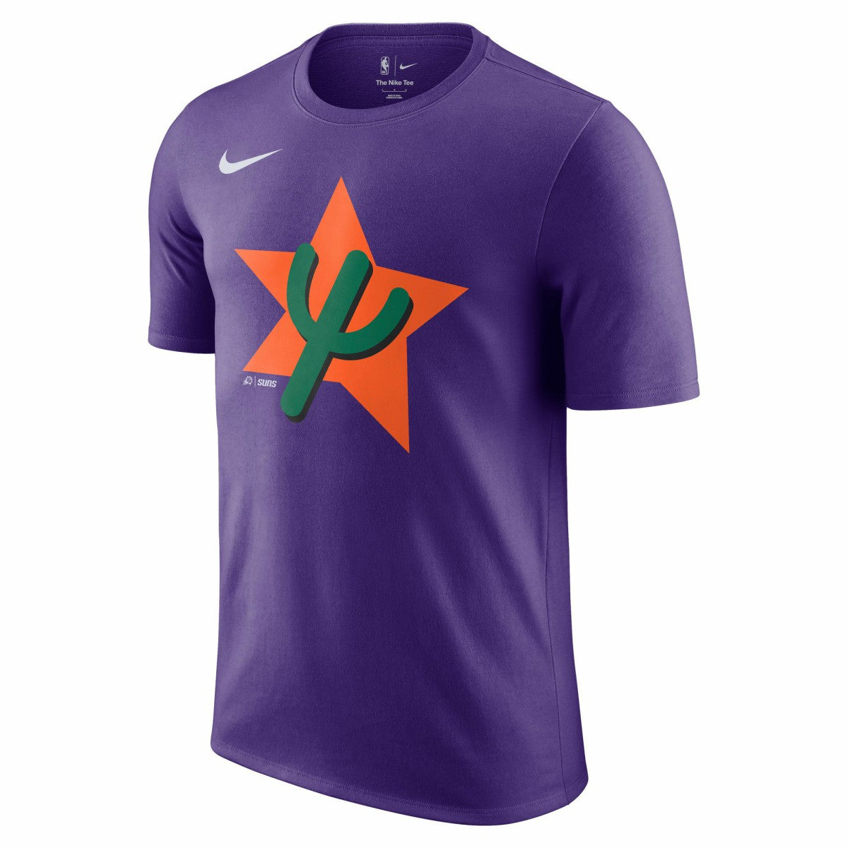Phoenix Suns 2024/25 City Edition Essential Logo T-Shirt - Purple on sale