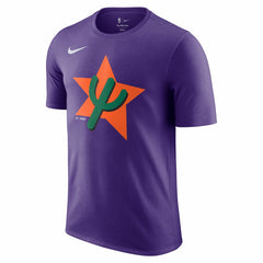 Phoenix Suns 2024/25 City Edition Essential Logo T-Shirt - Purple on sale