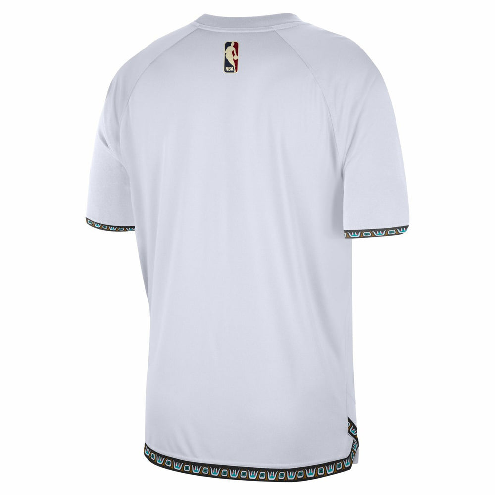 Memphis Grizzlies 2024/25 Classic Edition Pregame Shooting T-Shirt - White outlet
