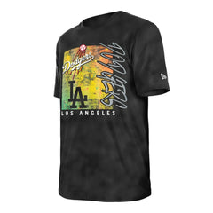 Los Angeles Dodgers Women's Sport Classics Enzyme Wash Oversized T-Shirt Black
