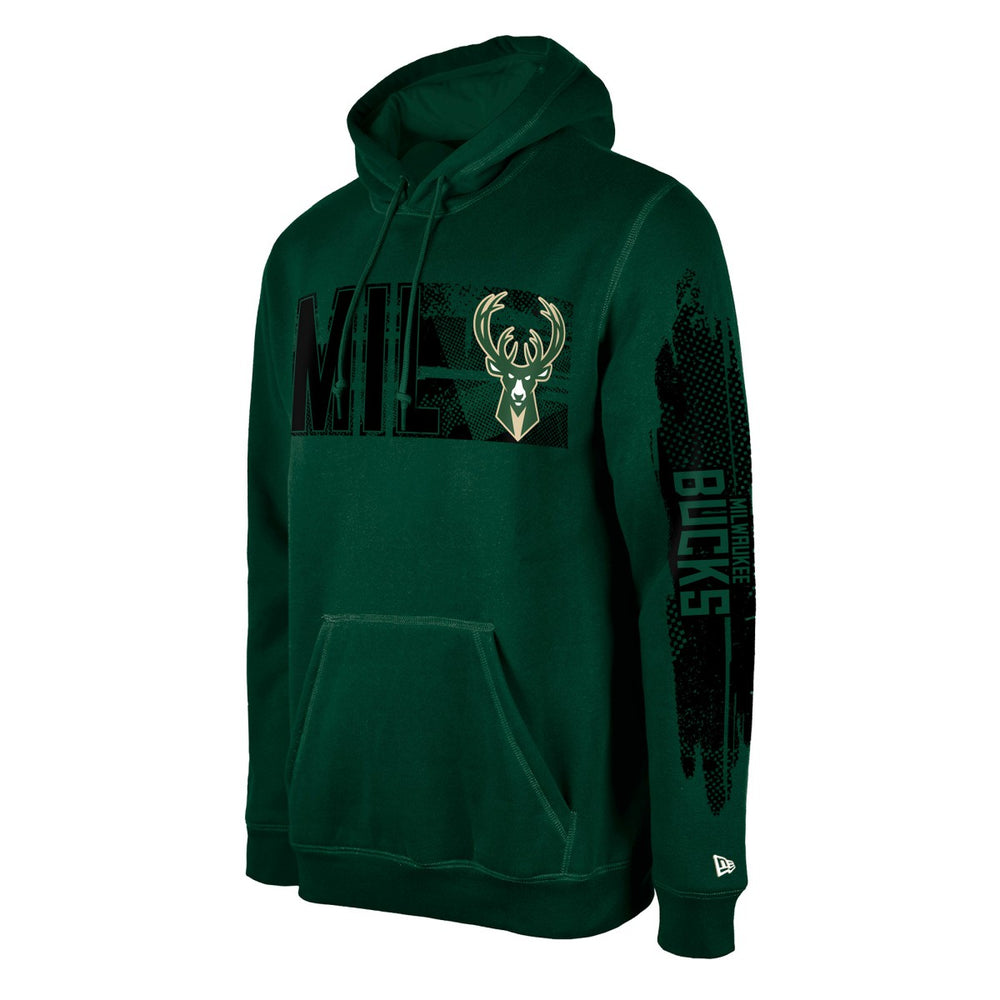 Milwaukee Bucks Tip-Off Collection Pullover Hoodie - Hunter Green shop