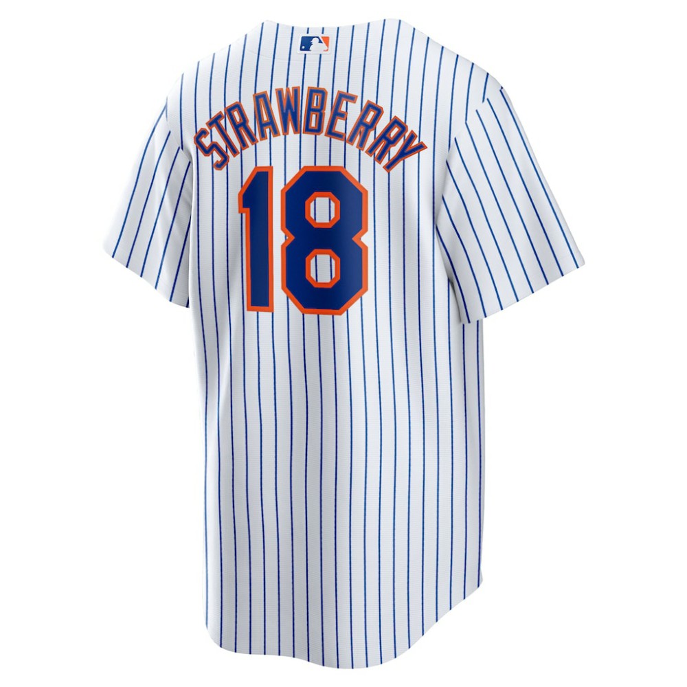 Darryl Strawberry New York Mets Home Replica Retired Player Jersey White
