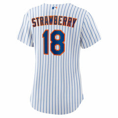 Darryl Strawberry New York Mets Women's Home Replica Player Jersey White