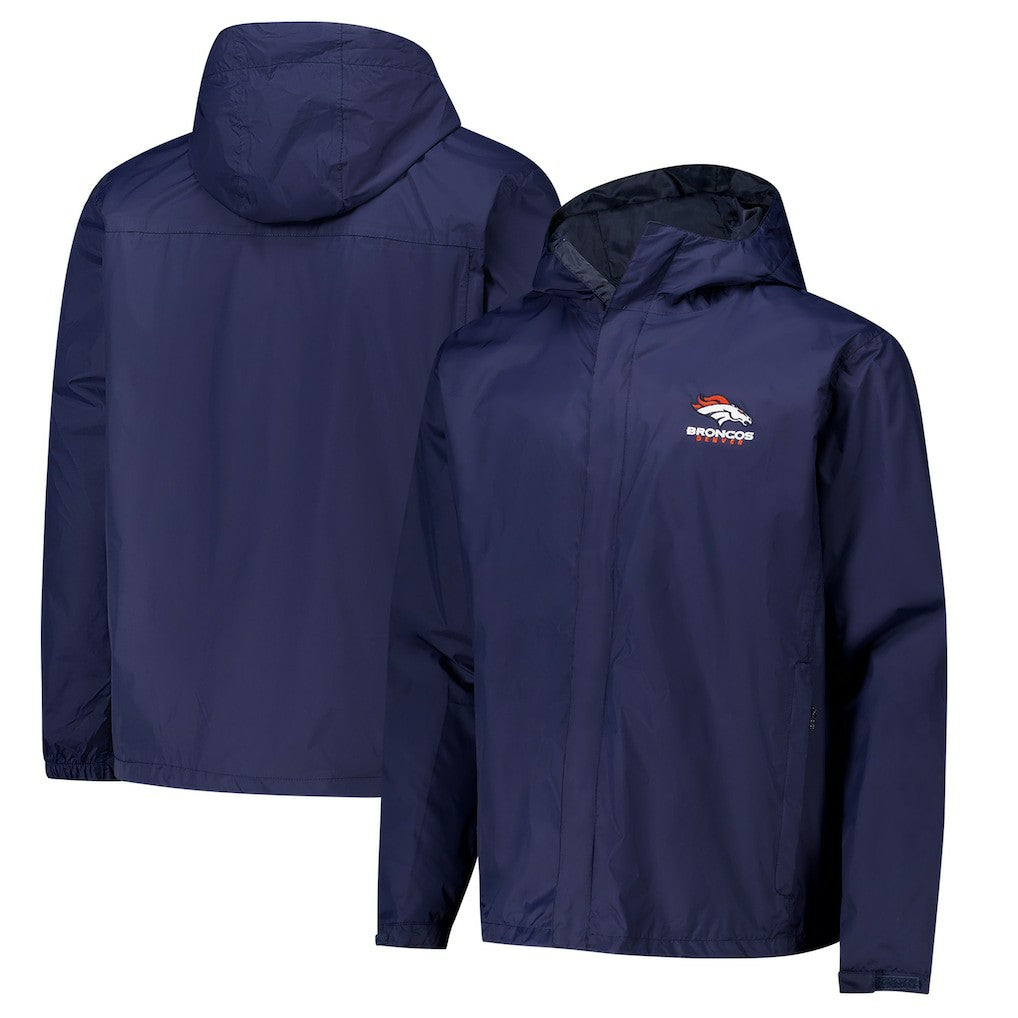 Denver Broncos Dunbrooke Tropic Waterproof Packable Full-Zip Hoodie Jacket  - Navy discount