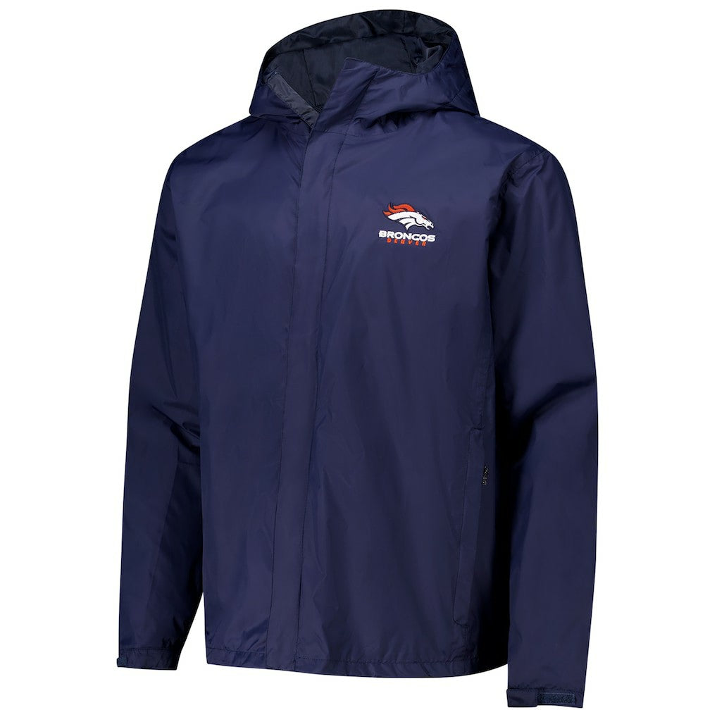Denver Broncos Dunbrooke Tropic Waterproof Packable Full-Zip Hoodie Jacket  - Navy discount