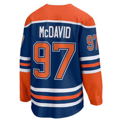 Connor McDavid Edmonton Oilers Fanatics Home Breakaway Jersey - Royal Jerseys