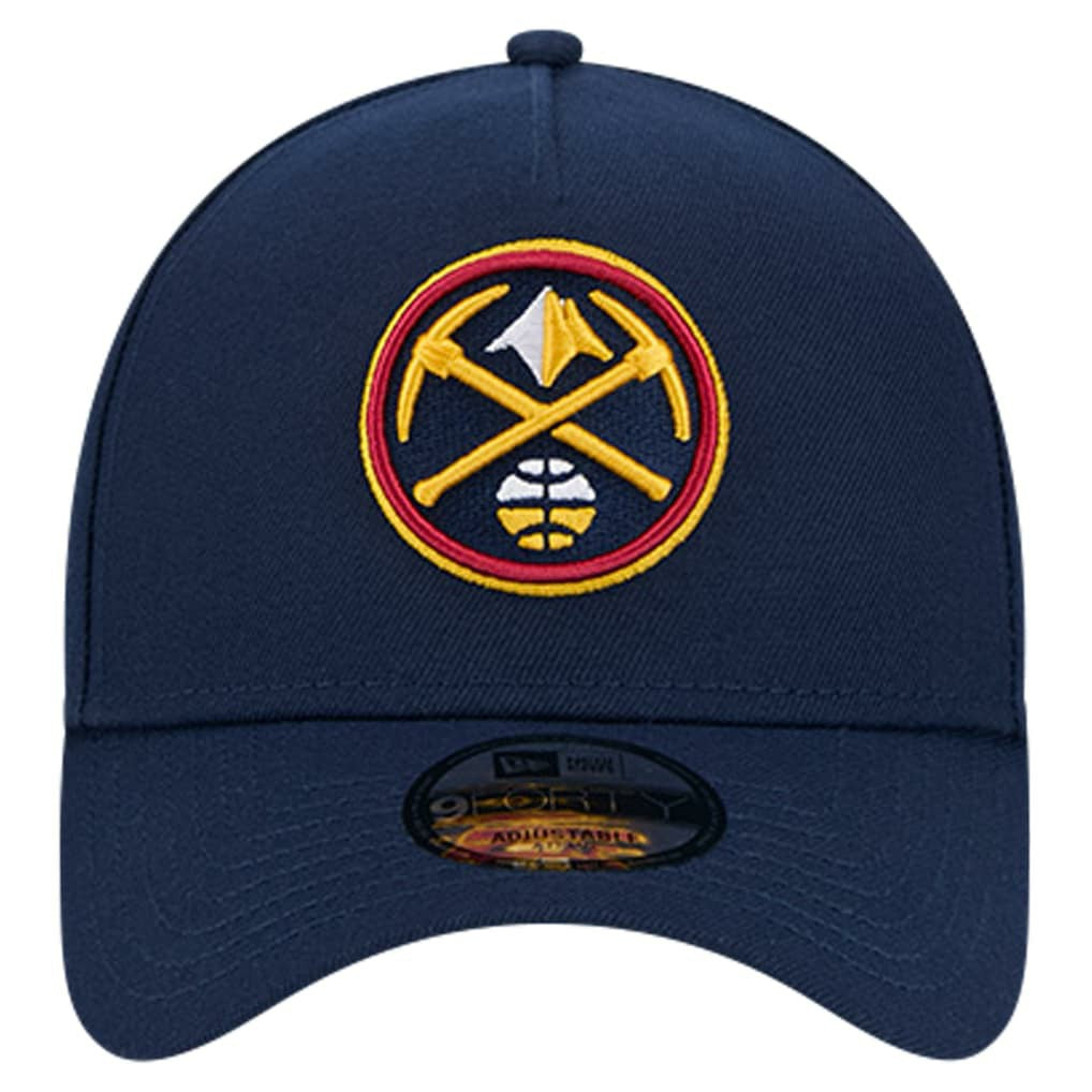 Denver Nuggets A-Frame 9FORTY Adjustable Hat sale - Navy shop