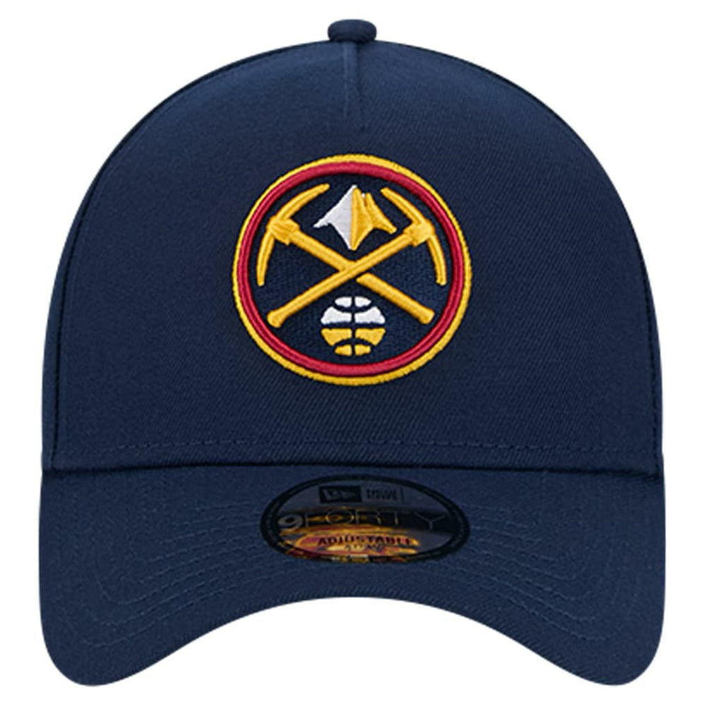 Denver Nuggets A-Frame 9FORTY Adjustable Hat sale - Navy shop