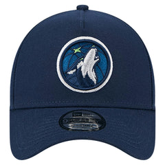 Minnesota Timberwolves A-Frame 9FORTY Adjustable Hat - Navy online