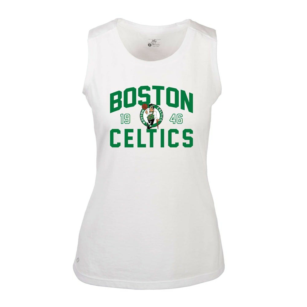Boston Celtics Levelwear Women's Macy Tank Top - White shop