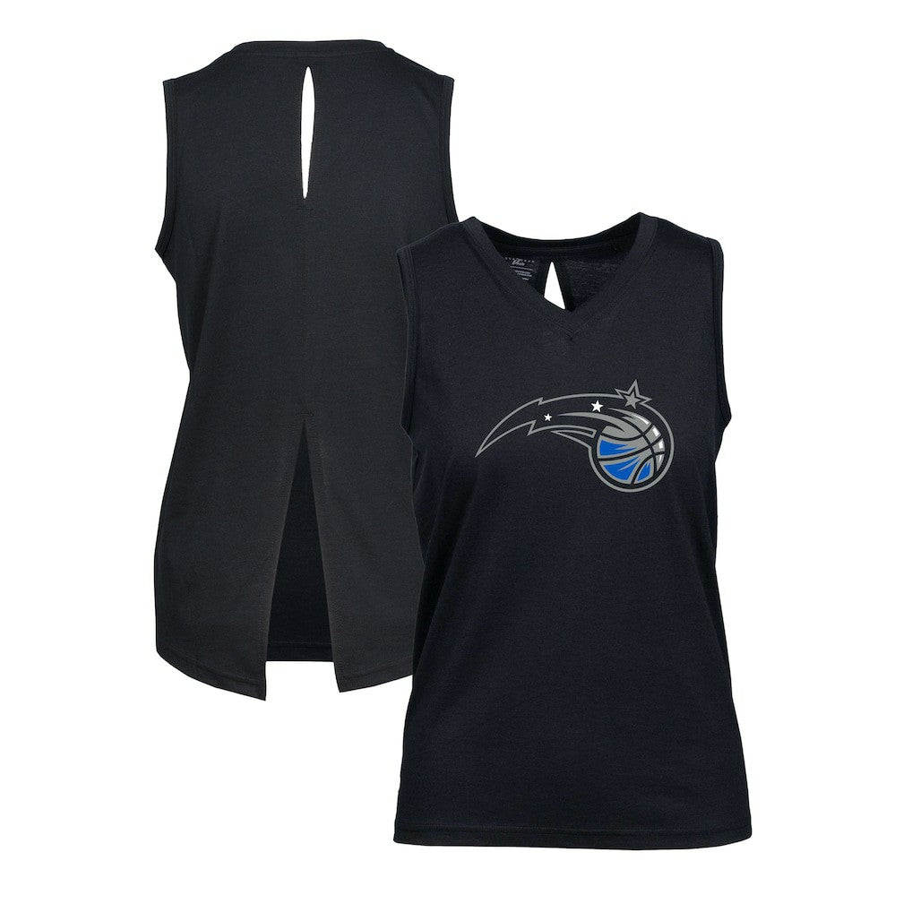 Orlando Magic Levelwear Women's Paisley Core V-Neck Tank Top - Black cheap