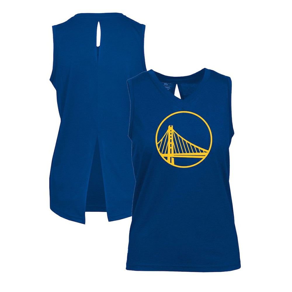 Golden State Warriors Levelwear Women's Paisley Core V-Neck Tank Top sale - Royal online