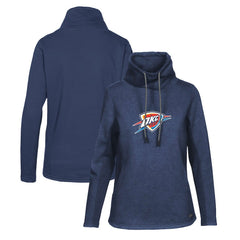 Oklahoma City Thunder Levelwear Women's Loop Core Funnel Neck Pullover Sweatshirt - Navy shop