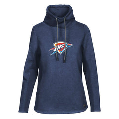 Oklahoma City Thunder Levelwear Women's Loop Core Funnel Neck Pullover Sweatshirt - Navy shop