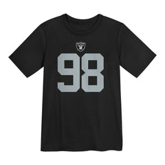 Maxx Crosby Las Vegas Raiders Preschool Player Name & Number T-Shirt - Black discount