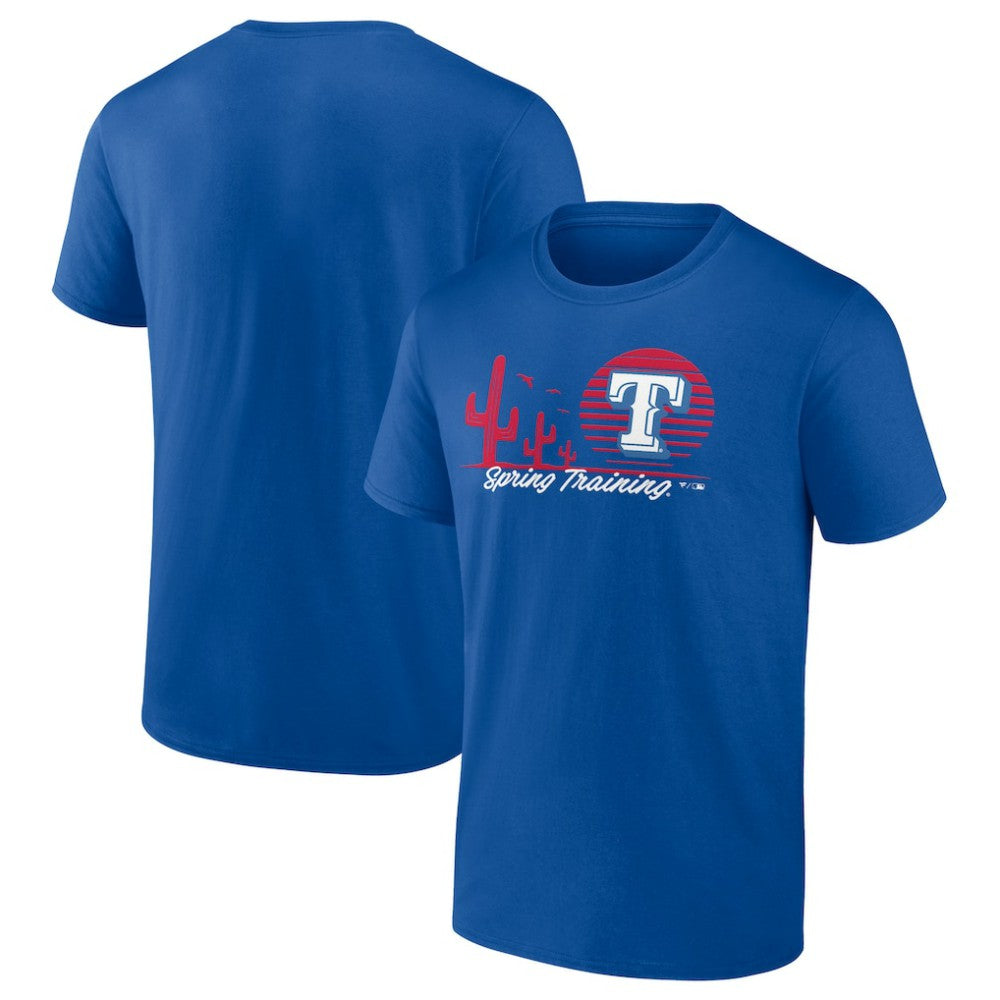Texas Rangers MLB Spring Training Horizon Line T-Shirt Royal