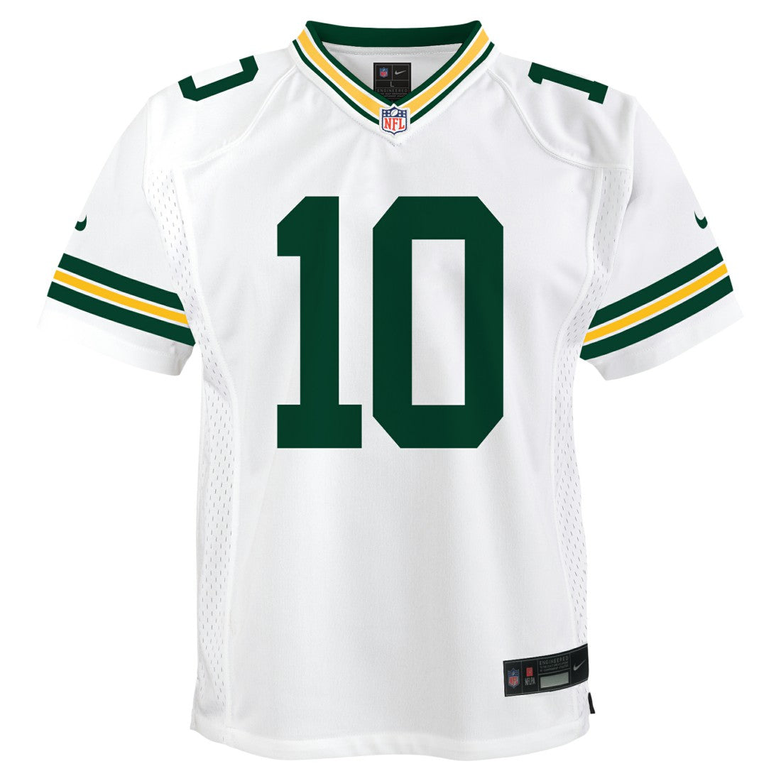 Jordan Love Green Bay Packers Youth Game Jersey - White on sale