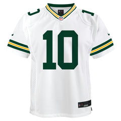 Jordan Love Green Bay Packers Youth Game Jersey - White on sale