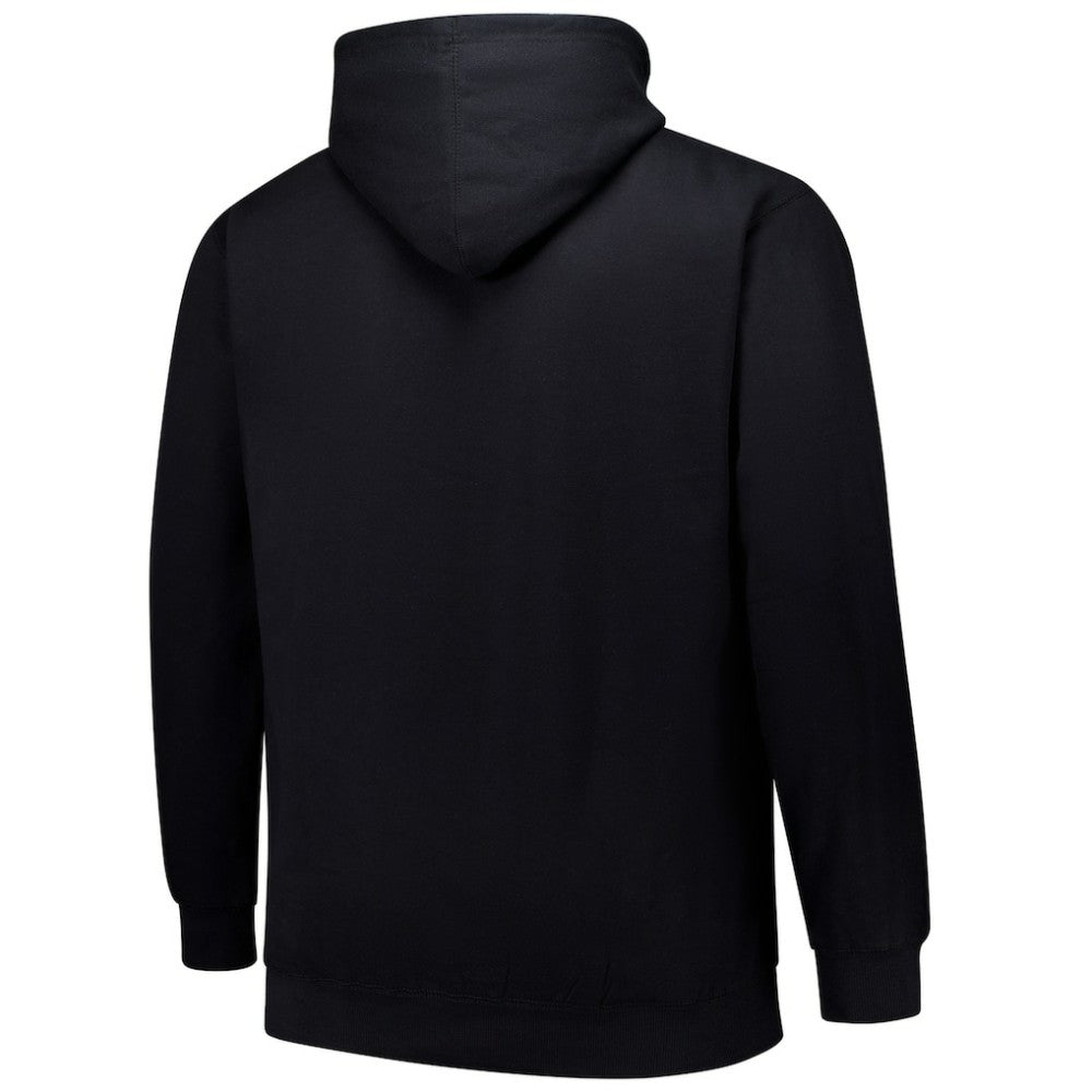Texas Rangers   Stack Fleece Pullover Hoodie Black