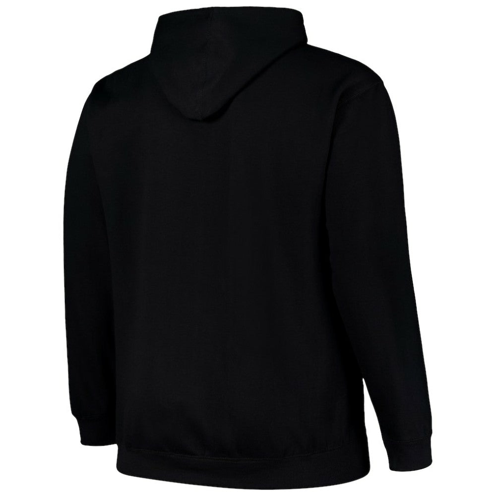 Minnesota Twins   Stack Fleece Pullover Hoodie Black