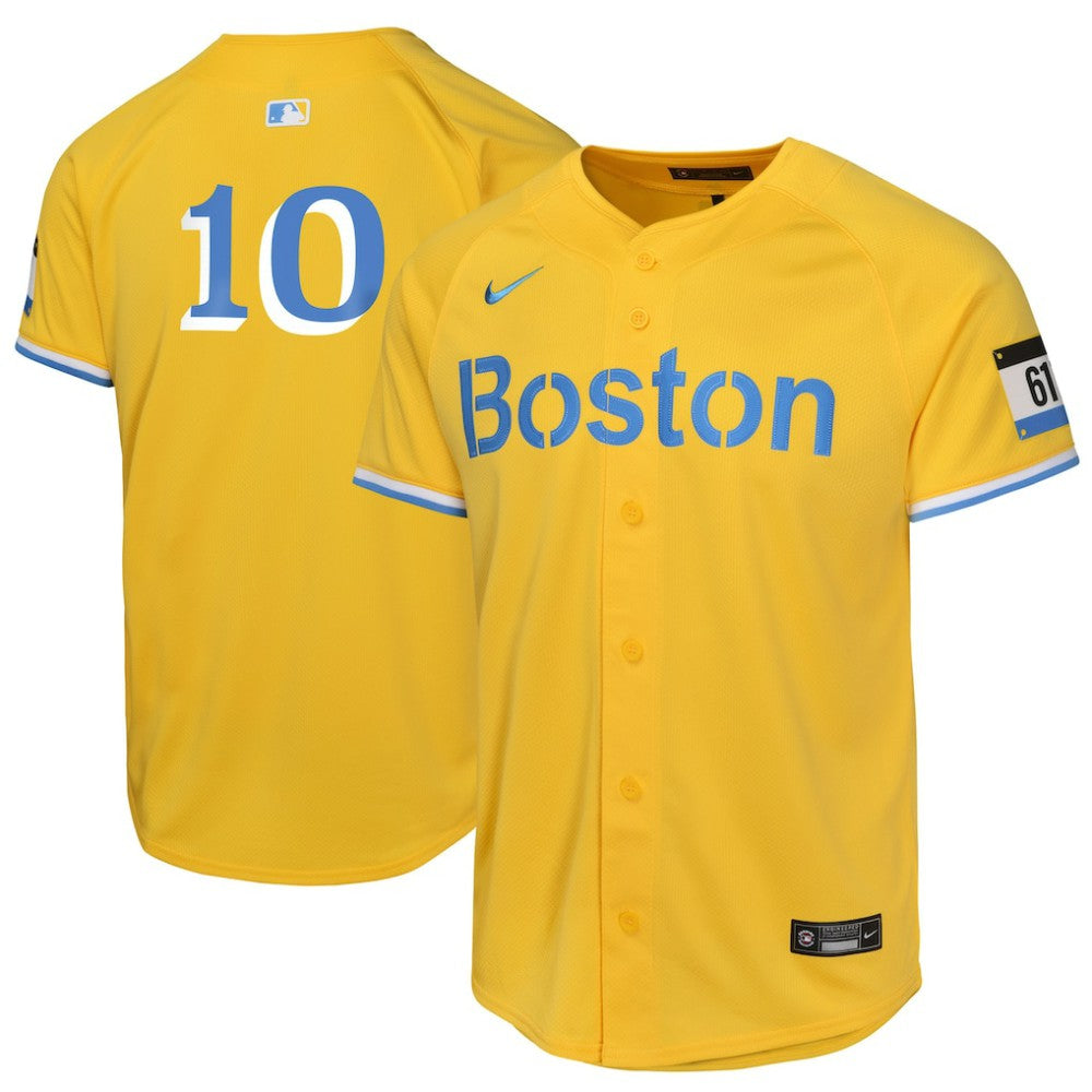 Trevor Story Boston Red Sox Youth City Connect Limited Player Jersey Gold