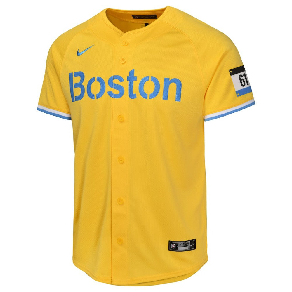 Trevor Story Boston Red Sox Youth City Connect Limited Player Jersey Gold