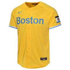 Trevor Story Boston Red Sox Youth City Connect Limited Player Jersey Gold