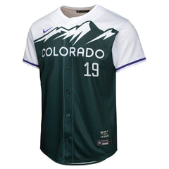 Charlie Blackmon Colorado Rockies Youth City Connect Limited Player Jersey Green