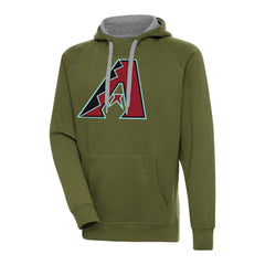 Arizona Diamondbacks Antigua Victory Pullover Hoodie Olive