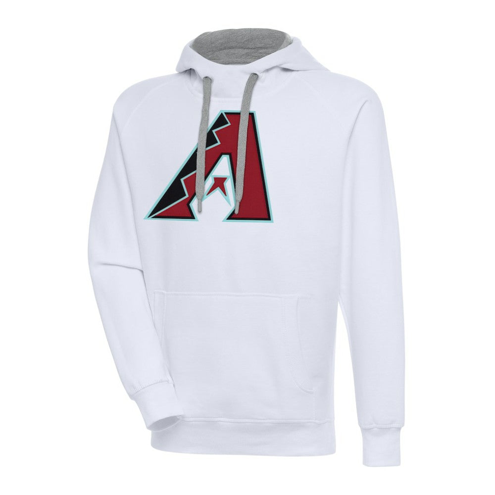 Arizona Diamondbacks Antigua Victory Pullover Hoodie White