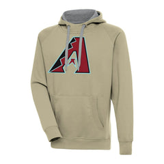 Arizona Diamondbacks Antigua Victory Pullover Hoodie Khaki