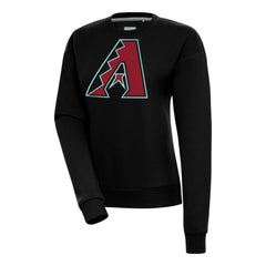 Arizona Diamondbacks Antigua Women's Victory Pullover Sweatshirt Black