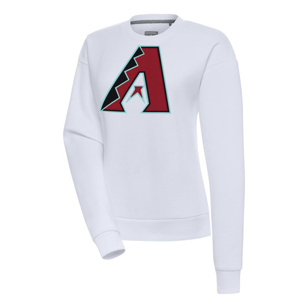 Arizona Diamondbacks Antigua Women's Victory Pullover Sweatshirt White