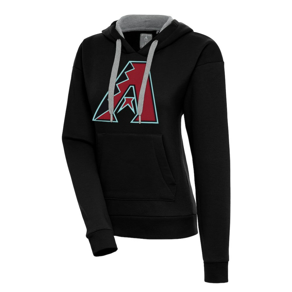 Arizona Diamondbacks Antigua Women's Victory Pullover Hoodie Black