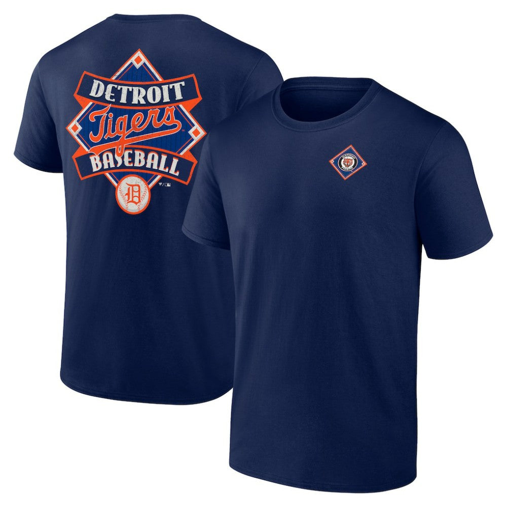 Detroit Tigers Cooperstown Collection Field Play T-Shirt Navy
