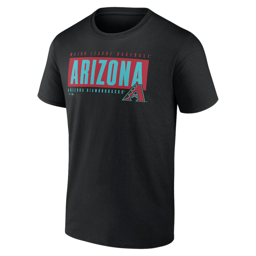Arizona Diamondbacks Blocked Out T-Shirt Black