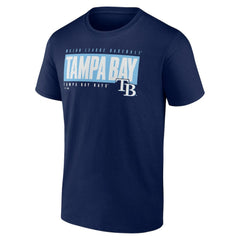 Tampa Bay Rays Blocked Out T-Shirt Navy