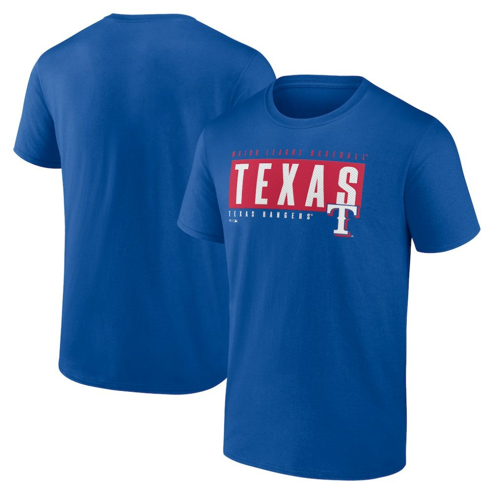 Texas Rangers Blocked Out T-Shirt Royal
