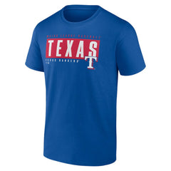 Texas Rangers Blocked Out T-Shirt Royal