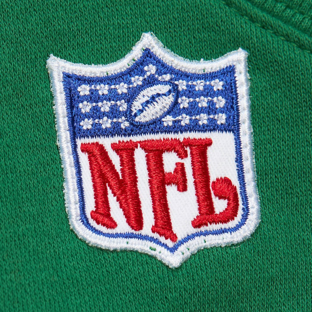New York Jets Off Field Vintage Logo Short Sleeve Pullover Hoodie - Kelly Green sale