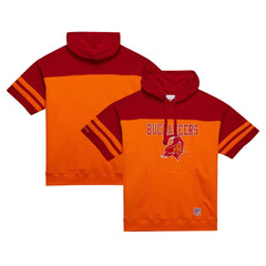 Tampa Bay Buccaneers Off Field Vintage Logo Short Sleeve Pullover Hoodie - Orange online