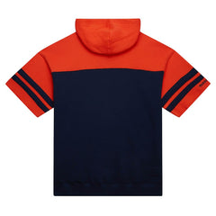 Chicago Bears Off Field Vintage Logo Short Sleeve Pullover Hoodie - Navy cheap