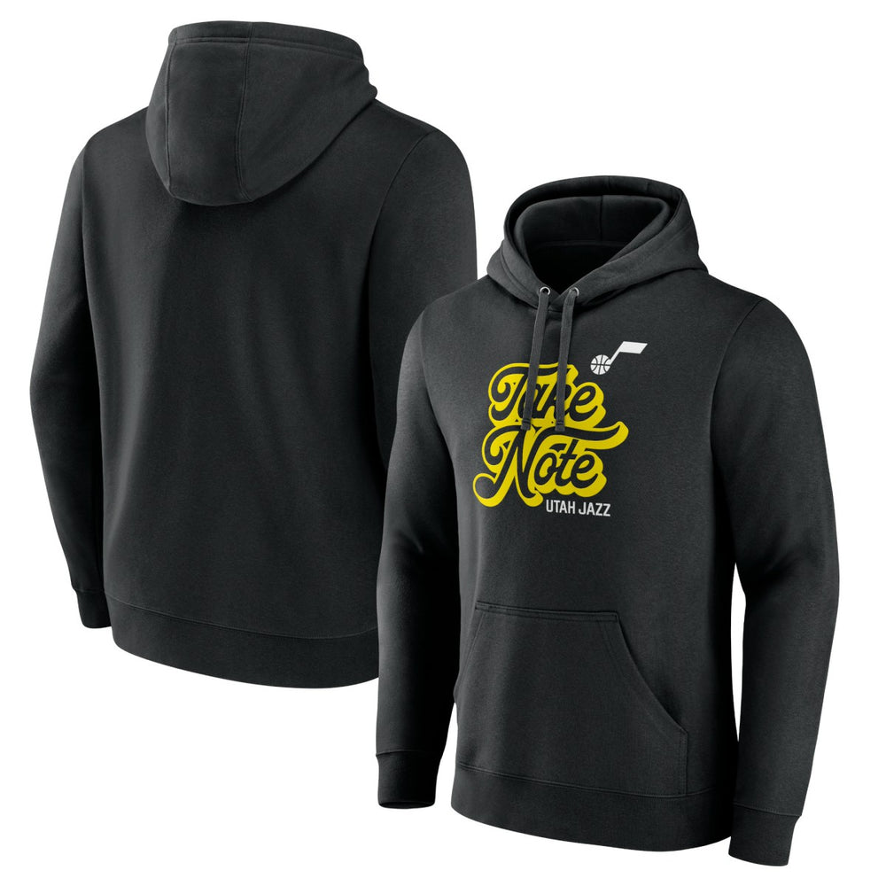 Utah Jazz Pick & Roll Coverage Pullover Hoodie - Black on sale