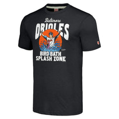 Baltimore Orioles Homage Hyper Local Tri-Blend T-Shirt Charcoal