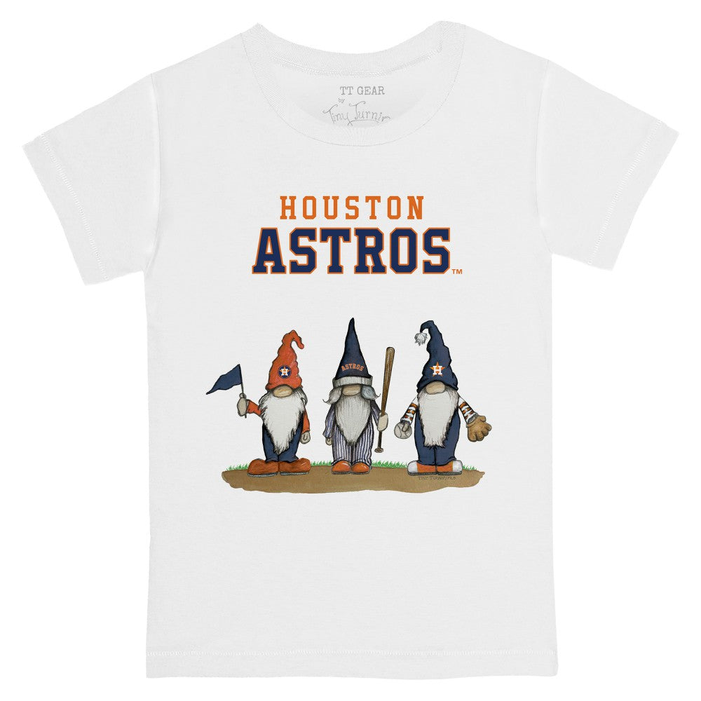 Houston Astros Tiny Turnip Youth Gnomes T-Shirt White