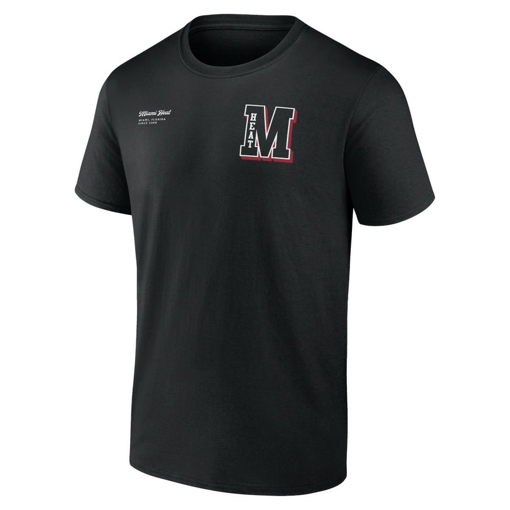 Miami Heat Split Zone T-Shirt - Black sale