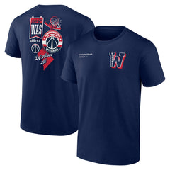 Washington Wizards Split Zone T-Shirt - Navy cheap