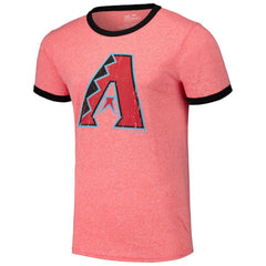 Arizona Diamondbacks Majestic Threads Ringer Tri-Blend T-Shirt Red